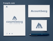 Projekt graficzny, nazwa firmy, tworzenie logo firm Countberg-logo biura rachunkowego - petrides