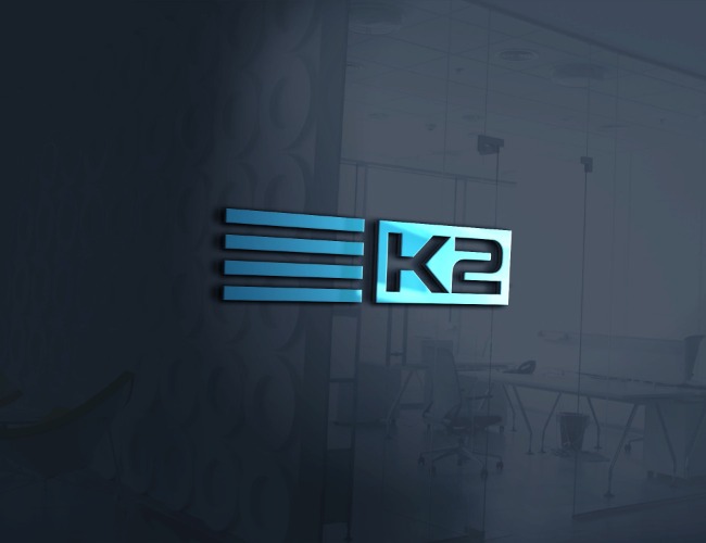 Projektowanie logo dla firm,  Logo dla lini bram garażowych K2, logo firm - darkus27