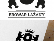 Projekt graficzny, nazwa firmy, tworzenie logo firm logo dla browaru Łażany - n.ch