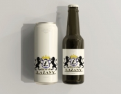 Projekt graficzny, nazwa firmy, tworzenie logo firm logo dla browaru Łażany - Krakowski