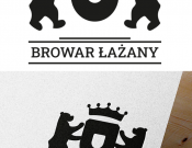 Projekt graficzny, nazwa firmy, tworzenie logo firm logo dla browaru Łażany - n.ch