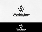 Projekt graficzny, nazwa firmy, tworzenie logo firm Worldsboy - "brand not for females" - mazy