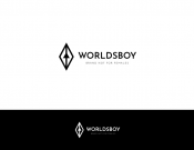Projekt graficzny, nazwa firmy, tworzenie logo firm Worldsboy - "brand not for females" - VvraX