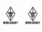 Projekt graficzny, nazwa firmy, tworzenie logo firm Worldsboy - "brand not for females" - YashSanjit