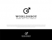 Projekt graficzny, nazwa firmy, tworzenie logo firm Worldsboy - "brand not for females" - astan