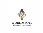 Projekt graficzny, nazwa firmy, tworzenie logo firm Worldsboy - "brand not for females" - Krakowski