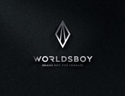 Projekt graficzny, nazwa firmy, tworzenie logo firm Worldsboy - "brand not for females" - MMgraf