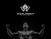 Projekt graficzny, nazwa firmy, tworzenie logo firm Worldsboy - "brand not for females" - noon