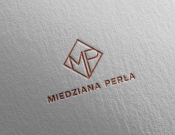 Projekt graficzny, nazwa firmy, tworzenie logo firm Miedziana Perła  - Quavol