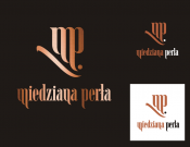 Projekt graficzny, nazwa firmy, tworzenie logo firm Miedziana Perła  - kruszynka