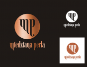 Projekt graficzny, nazwa firmy, tworzenie logo firm Miedziana Perła  - kruszynka
