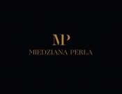 Projekt graficzny, nazwa firmy, tworzenie logo firm Miedziana Perła  - LogoDesignMD