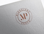 Projekt graficzny, nazwa firmy, tworzenie logo firm Miedziana Perła  - stone