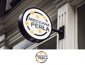Projekt graficzny, nazwa firmy, tworzenie logo firm Miedziana Perła  - Michalik Design