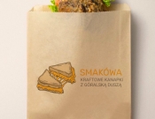 Projekt graficzny, nazwa firmy, tworzenie logo firm LOGO + nazwa dla budki z kanapkami - misiazm