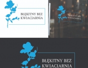 Projekt graficzny, nazwa firmy, tworzenie logo firm logo kwiaciarni "Błękitny bez" - Yaorin