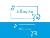 Projekt graficzny, nazwa firmy, tworzenie logo firm logo kwiaciarni "Błękitny bez" - malutka2021