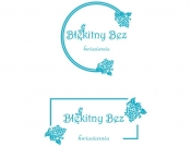 Projekt graficzny, nazwa firmy, tworzenie logo firm logo kwiaciarni "Błękitny bez" - malutka2021