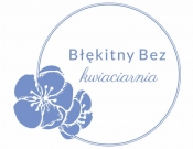 Projekt graficzny, nazwa firmy, tworzenie logo firm logo kwiaciarni "Błękitny bez" - makistudio