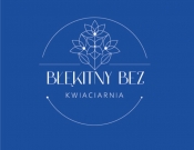 Projekt graficzny, nazwa firmy, tworzenie logo firm logo kwiaciarni "Błękitny bez" - Xandra