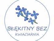 Projekt graficzny, nazwa firmy, tworzenie logo firm logo kwiaciarni "Błękitny bez" - Joka