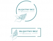 Projekt graficzny, nazwa firmy, tworzenie logo firm logo kwiaciarni "Błękitny bez" - DFCD