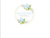 Projekt graficzny, nazwa firmy, tworzenie logo firm logo kwiaciarni "Błękitny bez" - nyia