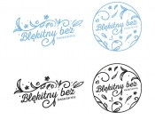 Projekt graficzny, nazwa firmy, tworzenie logo firm logo kwiaciarni "Błękitny bez" - Mirakurru