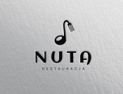 Projekt graficzny, nazwa firmy, tworzenie logo firm Logo dla restauracji "Nuta" - VvraX