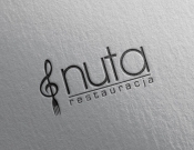 Projekt graficzny, nazwa firmy, tworzenie logo firm Logo dla restauracji "Nuta" - Voron 2021