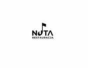 Projekt graficzny, nazwa firmy, tworzenie logo firm Logo dla restauracji "Nuta" - noon