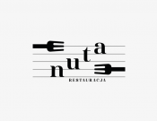 Projekt graficzny, nazwa firmy, tworzenie logo firm Logo dla restauracji "Nuta" - kamba