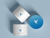 Projekt graficzny, nazwa firmy, tworzenie logo firm Yoshie - sklep z artykułami beauty - szczechol