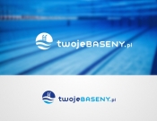 Projekt graficzny, nazwa firmy, tworzenie logo firm Logo dla sklepu internetowego baseny - mooya