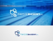 Projekt graficzny, nazwa firmy, tworzenie logo firm Logo dla sklepu internetowego baseny - mooya