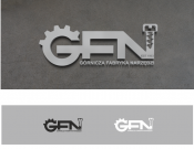 Projekt graficzny, nazwa firmy, tworzenie logo firm Logo Górniczej Fabryki Narzędzi  - jaczyk