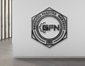 Projekt graficzny, nazwa firmy, tworzenie logo firm Logo Górniczej Fabryki Narzędzi  - Voron 2021