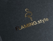 Projekt graficzny, nazwa firmy, tworzenie logo firm Logo dla marki Flaming.style - stone