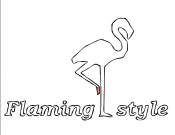 Projekt graficzny, nazwa firmy, tworzenie logo firm Logo dla marki Flaming.style - JulaSem