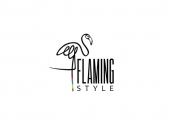 Projekt graficzny, nazwa firmy, tworzenie logo firm Logo dla marki Flaming.style - kotarska