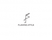 Projekt graficzny, nazwa firmy, tworzenie logo firm Logo dla marki Flaming.style - maupa