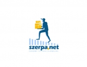 Projekt graficzny, nazwa firmy, tworzenie logo firm logo dla usług logistycznych SZERPA - monteo