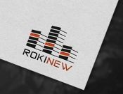Projekt graficzny, nazwa firmy, tworzenie logo firm RokiNEW - logo. - DFCD