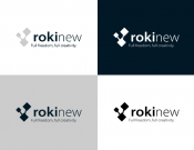 Projekt graficzny, nazwa firmy, tworzenie logo firm RokiNEW - logo. - rokpaszreklama