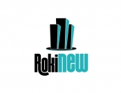 Projekt graficzny, nazwa firmy, tworzenie logo firm RokiNEW - logo. - Piotr_dtp