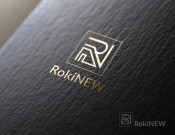 Projekt graficzny, nazwa firmy, tworzenie logo firm RokiNEW - logo. - Blanker