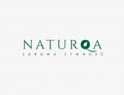 Projekt graficzny, nazwa firmy, tworzenie logo firm NATURQA - logo marki, zdrowa żwyność - mohitoone