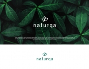 Projekt graficzny, nazwa firmy, tworzenie logo firm NATURQA - logo marki, zdrowa żwyność - empe