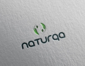 Projekt graficzny, nazwa firmy, tworzenie logo firm NATURQA - logo marki, zdrowa żwyność - Voron 2021