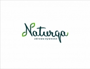 Projekt graficzny, nazwa firmy, tworzenie logo firm NATURQA - logo marki, zdrowa żwyność - noon
